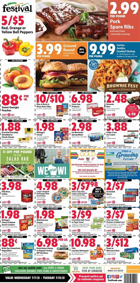 Festival foods marshfield wi weekly ad. Things To Know About Festival foods marshfield wi weekly ad. 